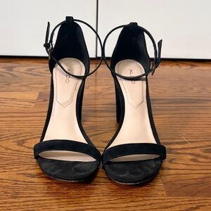 ALDO Black Ankle Strap Heels